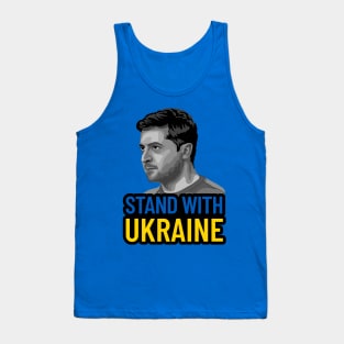 Volodymyr Zelensky Portrait Tank Top